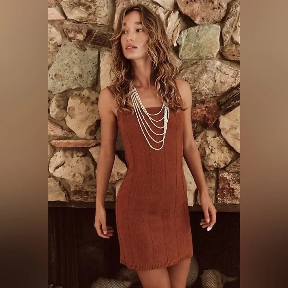 NWOT Free People Beach Stellar Sweater Mini Dress